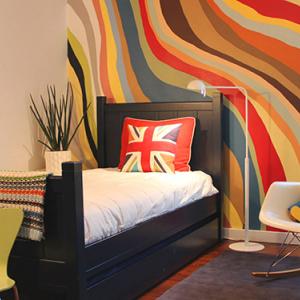 Боядисайте стените в различни цветове