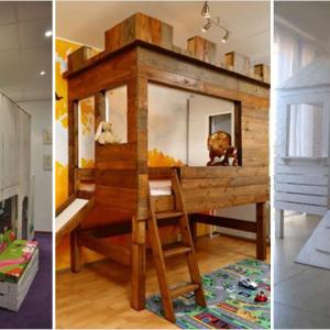 Весела къщичка за игра от палети