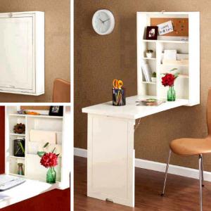 Практичен офис... в стената