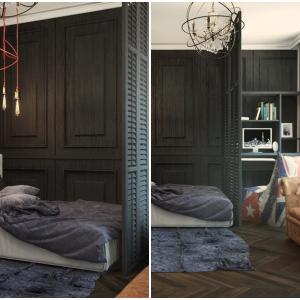 Спалня в гръндж стил