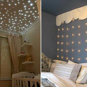 Детски лампи като интересна композиция от множество лампички