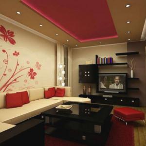 Любимото червено и на тавана