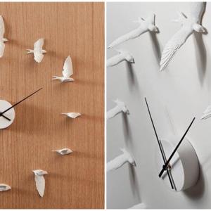 Вълшебен полет, вълплътен в този елегантен стенен часовник