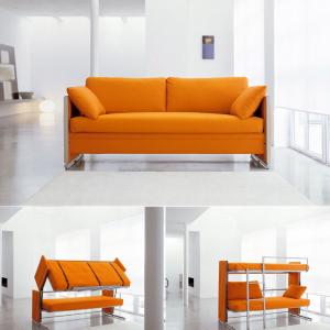 А какво ще кажете за диван, превръщащ се в двуетажно легло?