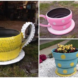 Страхотни цветарници, които ще превърнат градината ви в чаено парти