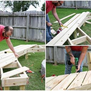 Изградете здрава и удобна седалка за новата пейка