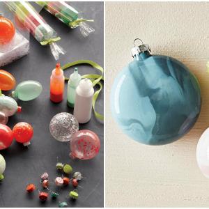 Нарисувайте сами блестящи украшения за елхата