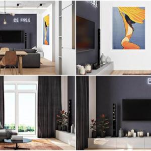 Артистични акценти в сивата дневна