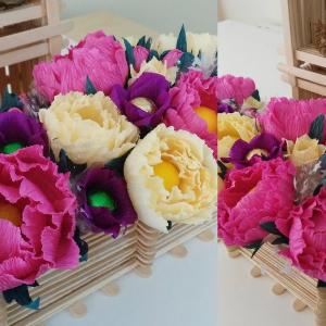 Хартиени божури - как да направите листата?