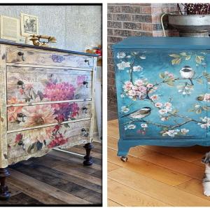Нов облик за старите мебели с декупаж