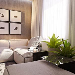 Дневната е подчинена на идеята за отмора след дългия работен ден