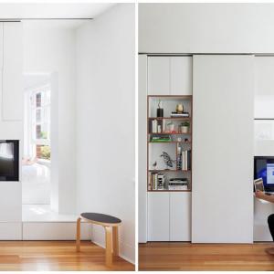 Модулът всъщност крие таен вход към уютната спалня