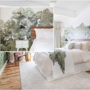 Свежи природни елементи в спалнята