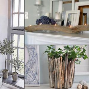 Няколко предложения как сами с клони и дървета да приближите интериора си към природата