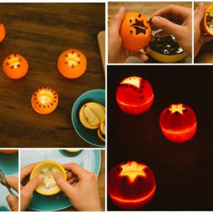 Създайте неповторима празнична обстановка с ароматни свещи от портокал