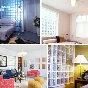 Стъклените тухли като помощен елемент