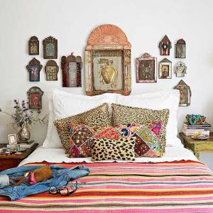 Еклектика във винтидж спалнята