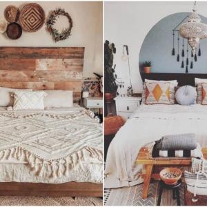 И малката спалня може да се превърне в бохемска приказка!