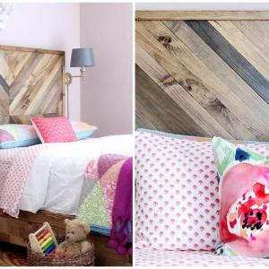 Класическо легло от палети с оригинална табла