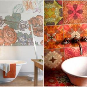 Пастелен арт в банята