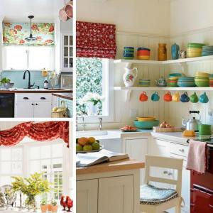 Много цвят върху прозорците