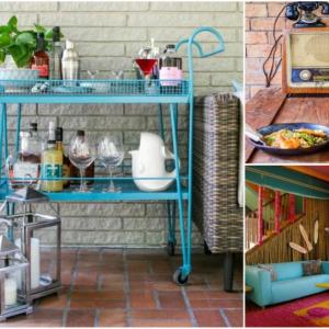 Текстури и акценти в ретро стил