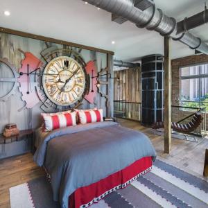 Индустриалният стил акцентира върху архитектурните форми