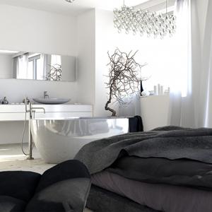 Слейте спалня и баня в едно