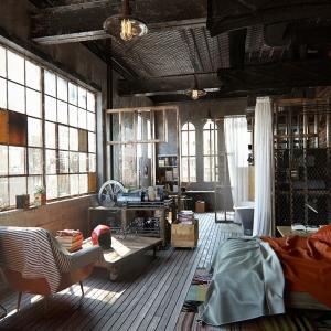 Внесете дръзкия индустриален стил в интериора на спалнята!