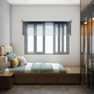 Светлината оживява в спалното помещение