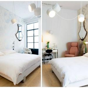 Спалнята - непретенциозна, но романтична