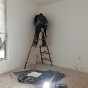 Боядисване с бял латекс