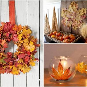 Феерия от падащи есенни листа – Множество идеи за оригинален интериор