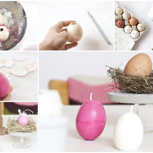 Свещите под формата на яйца ще внесат топлина на празника