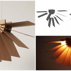 Превърнете стария кашон в оригинален абажур