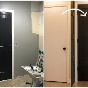 Боядисването на вратите е класическо решение за ограничен бюджет