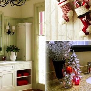 Позволете на коледния дух да завладее банята!