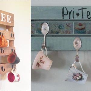 Носталгична поставка за чаши от палети