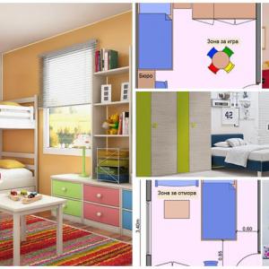 Как правилно да разположим мебелите в детска стая със средни размери?