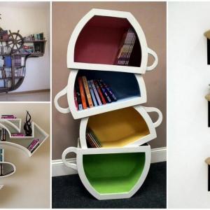 Не е необходимо етажерката за книги да бъде скучна