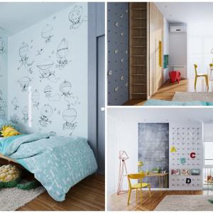 Вдъхновяваща детска стая за активни и артистични хлапета