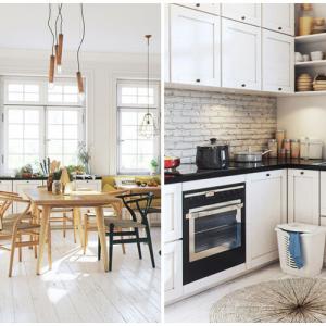 Бялата кухня е приветлива и изключително красива