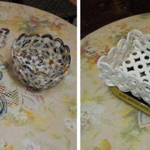 Как се плете с вестници?