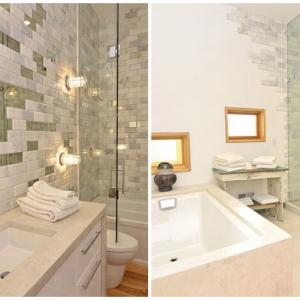 Изчистена баня с невероятен дизайн