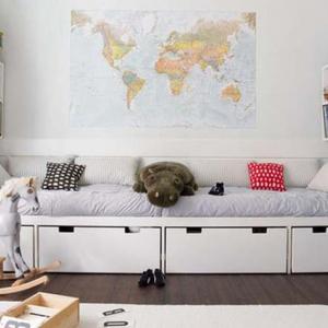 Изберете неутрални цветове за стените и мебелите