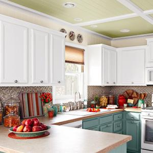 Декоративен таван в кухнята