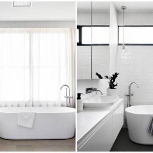 Изчистен дизайн и естествена светлина в банята