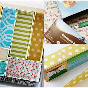 Превърнете празните кутии от зърнени закуски в органайзер за прибори