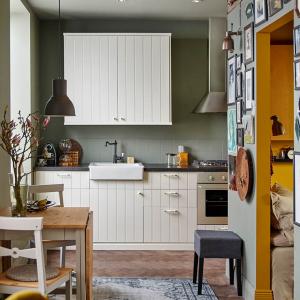 Обособяване на малката кухня в общото пространство