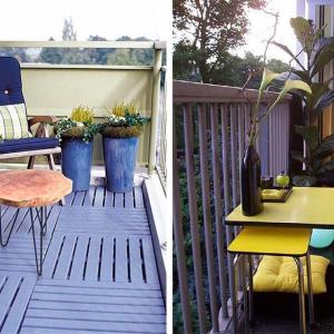 Мебели за малък балкон